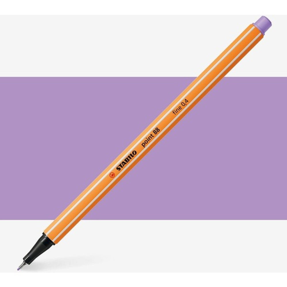 Stabilo Point 88 Fineliner Pen 0.4mm Ince Keçe Uçlu Kalem Açık Lila - Renkli - Standart Keçe Uçlu Kalem Fiyatı