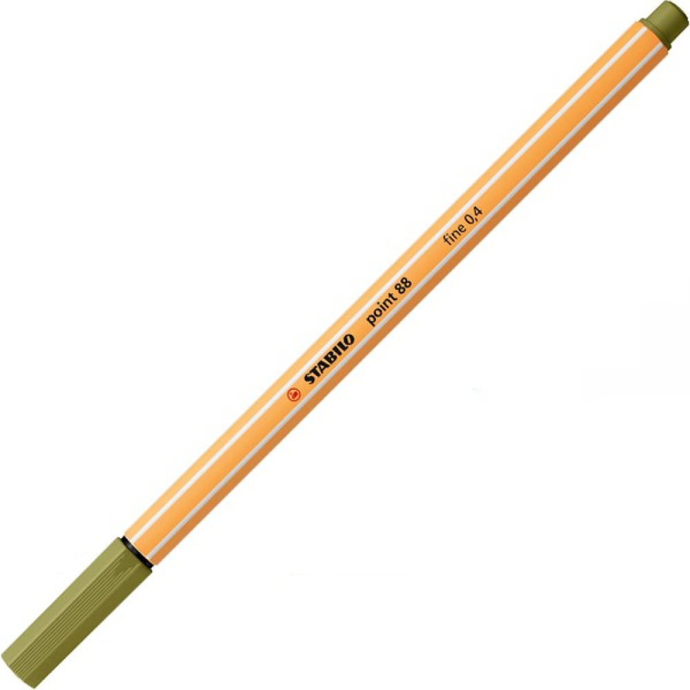 Stabilo Point 88 Ince Uçlu Keçeli Kalem 0,4 mm Yosun Yeşili Keçe Uçlu Kalem Fiyatı