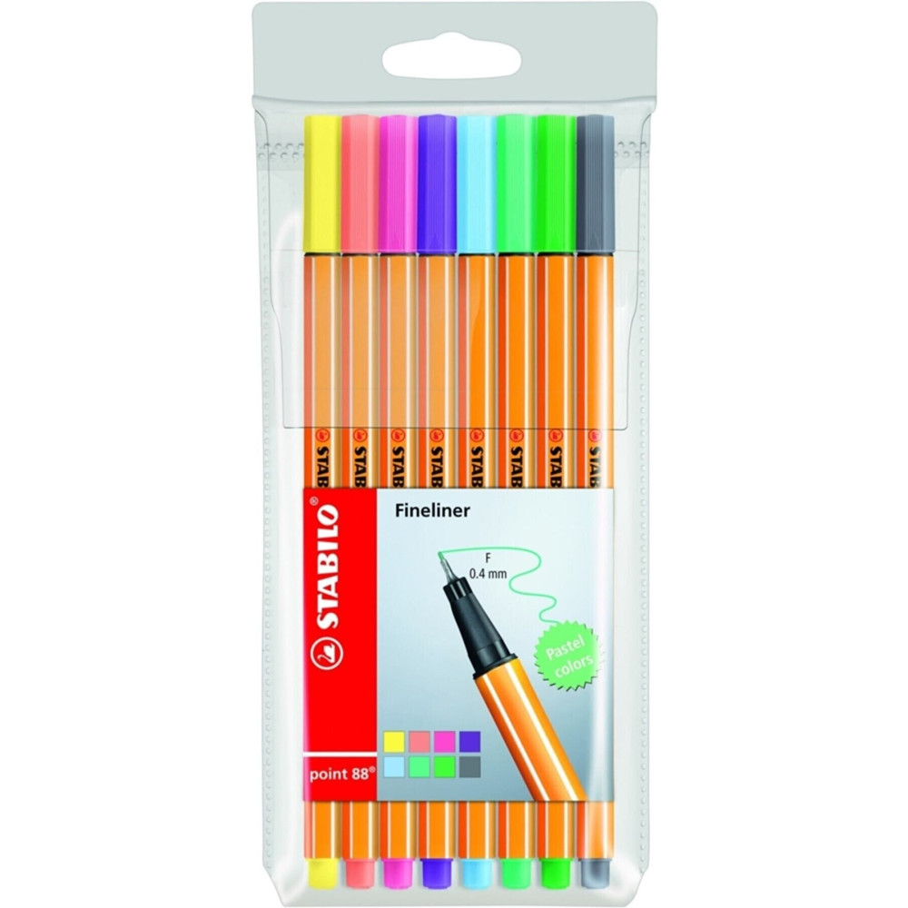 Stabilo Point 88 Pastel Renkler 8li Set N:888-01 / Keçe Uçlu Kalem Fiyatı
