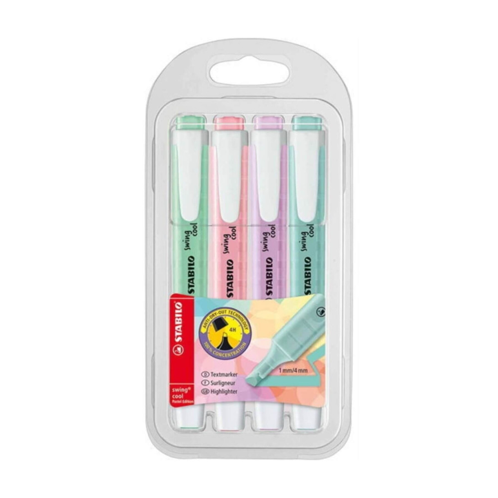 Stabilo Swing Cool Pastel 4lü Paket 275/4-08 Fosforlu Kalem Fiyatı