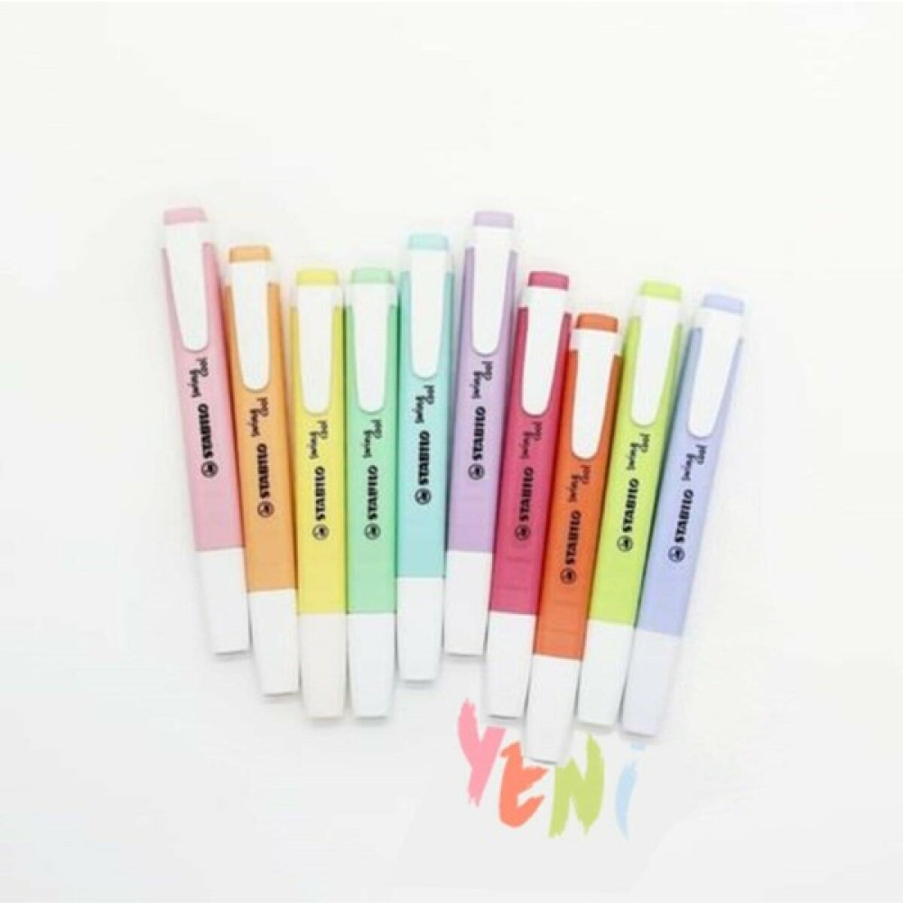Stabilo Swing Cool Pastel Set Swing Cool Pastels 10'lu Fosforlu Kalem Fiyatı