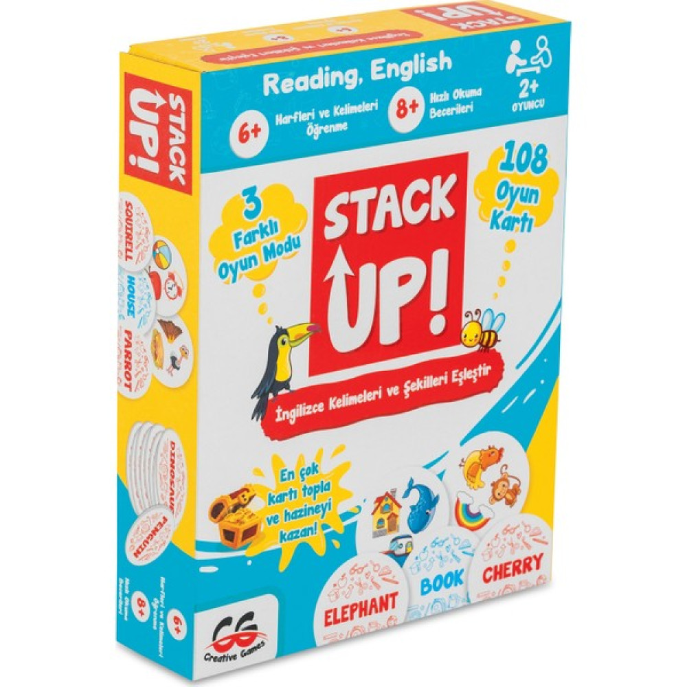 Stack Up! İngilizce Kelime ve Şekil Kutu Oyunu Eğitici Oyuncak Fiyatı