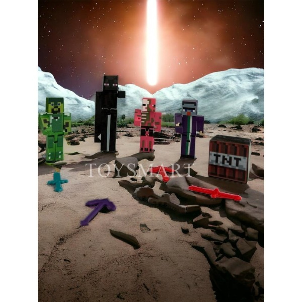 Staco Minecraft 4'lü Figür ve Aksesuarları Oyuncak Fiyatı