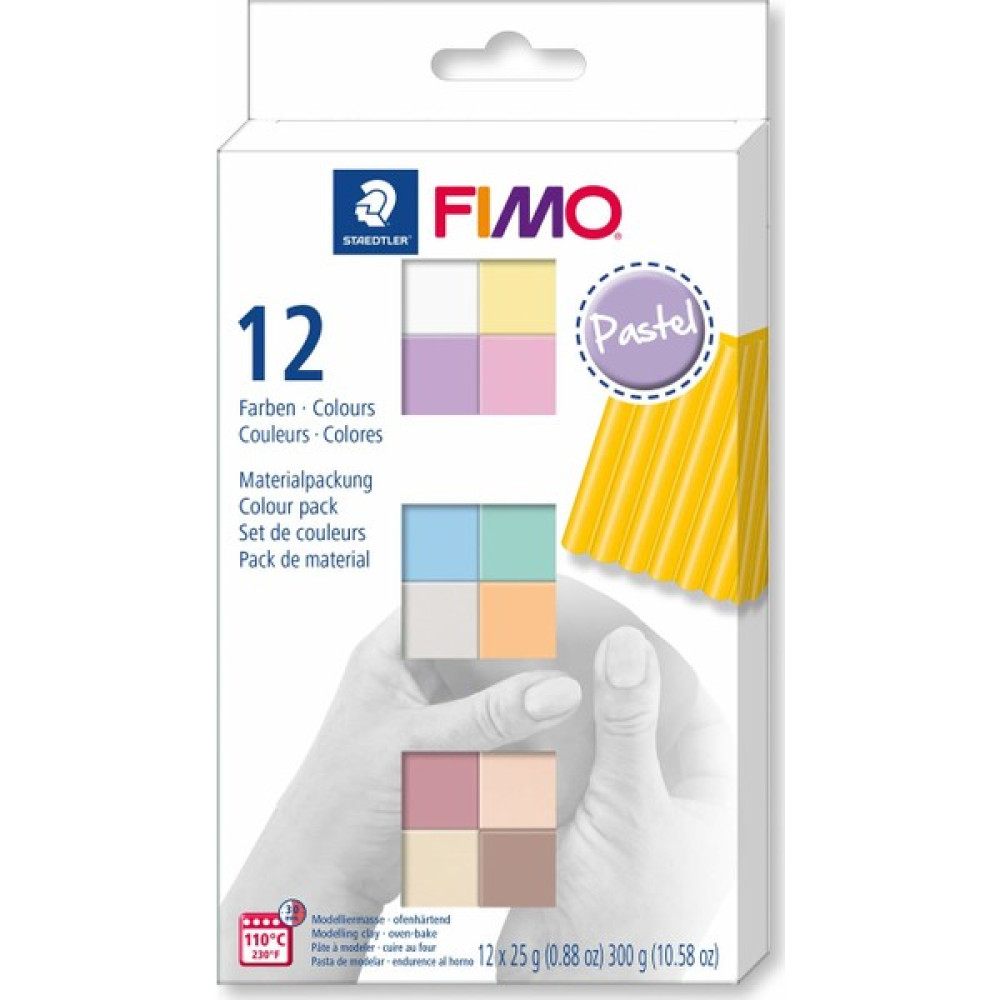Staedtler Fimo Pastel Polimer Kil Seti 12 Renk x 25 Gr. Oyun Hamuru & Kil Fiyatı