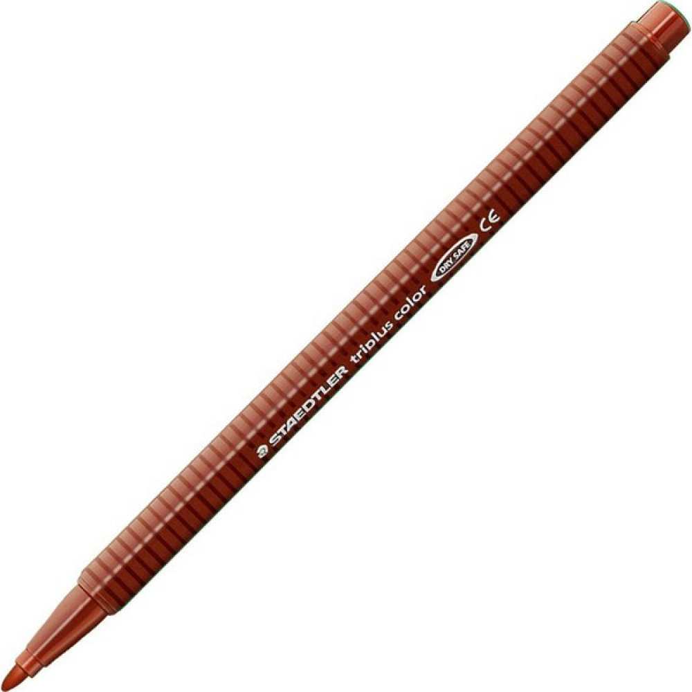 Staedtler Triplus Color Üçgen Keçeli Kalem Kahverengi 323-76 Keçe Uçlu Kalem Fiyatı