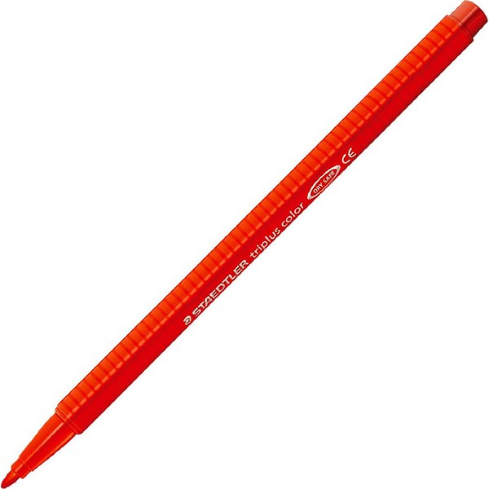 Staedtler Triplus Color Üçgen Keçeli Kalem Kırmızı 323-2 Keçe Uçlu Kalem Fiyatı