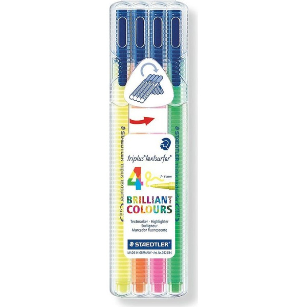 Staedtler Triplus Textsurfer Üçgen Fosforlu Kalem 4 Renk 362 Sb4 Fosforlu Kalem Fiyatı