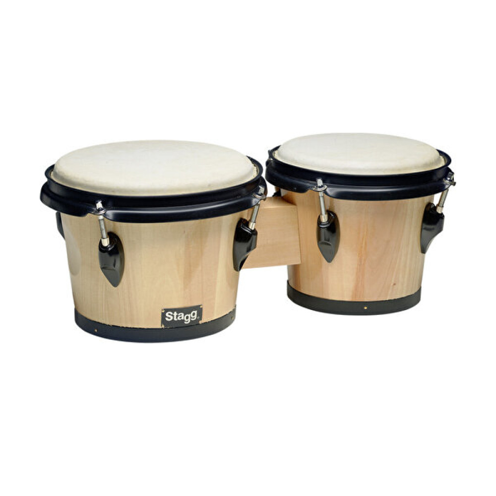 Stagg Bw-100 N 7.5" ve 6.5" Doğal Renkli Geleneksel Ahşap Bongolar Vurmalı Çalgılar Fiyatı