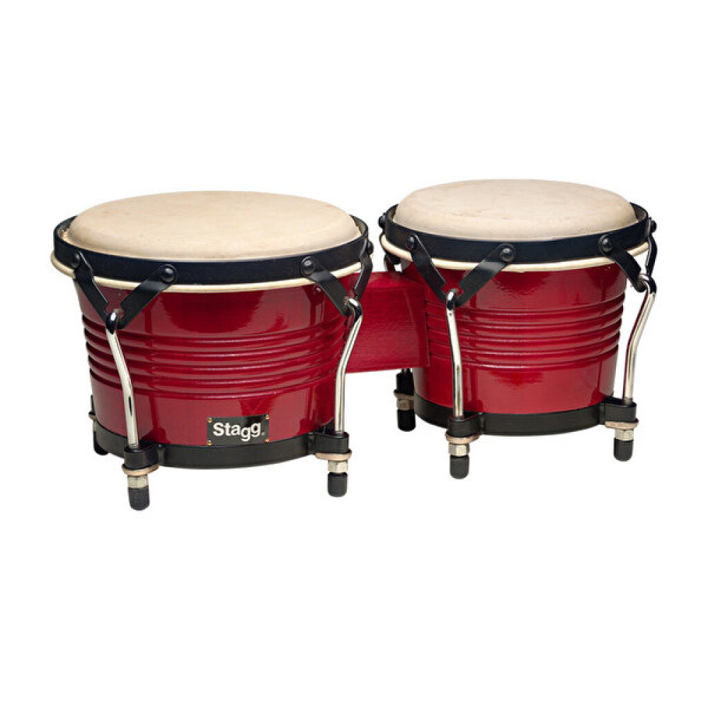 Stagg Bw-200 CH 7.5" ve 6.5" Kırmızı Ahşap Bongolar Vurmalı Çalgılar Fiyatı