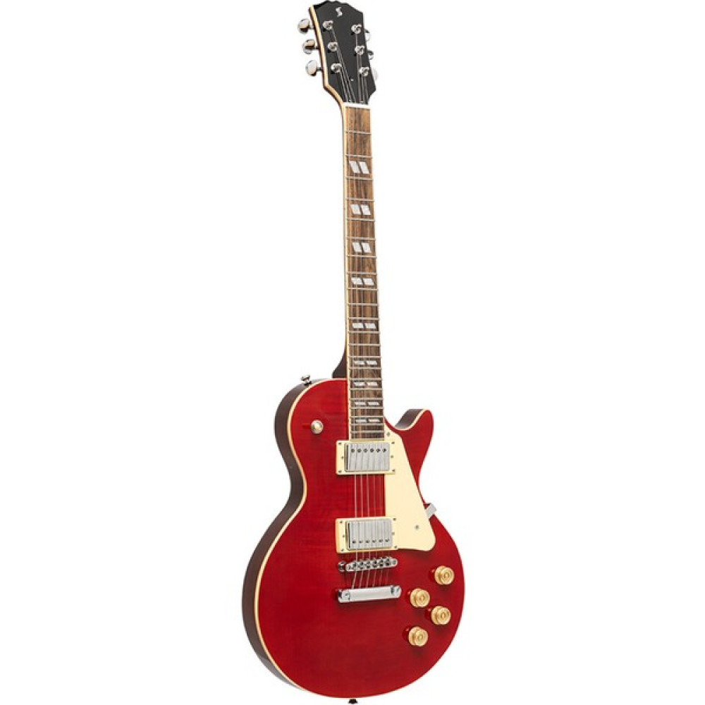 Stagg Les Paul Elektro Gitar Sel-Dlx W Red - Kırmızı Oto Boyaları Fiyatı