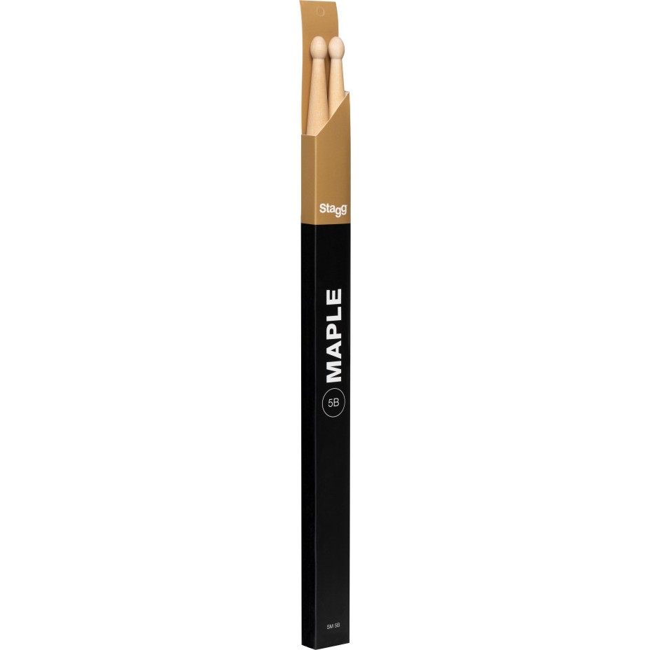 Stagg Pair Of Maple Sticks/5b - Wooden Tip SM5B Baget (1 Çift) Vurmalı Çalgılar Fiyatı