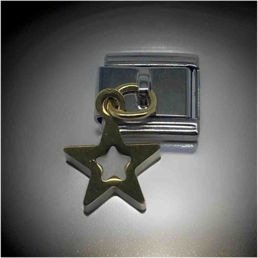 Stainles Steel Italyan Yıldız Detaylı Charm Diğer Fiyatı