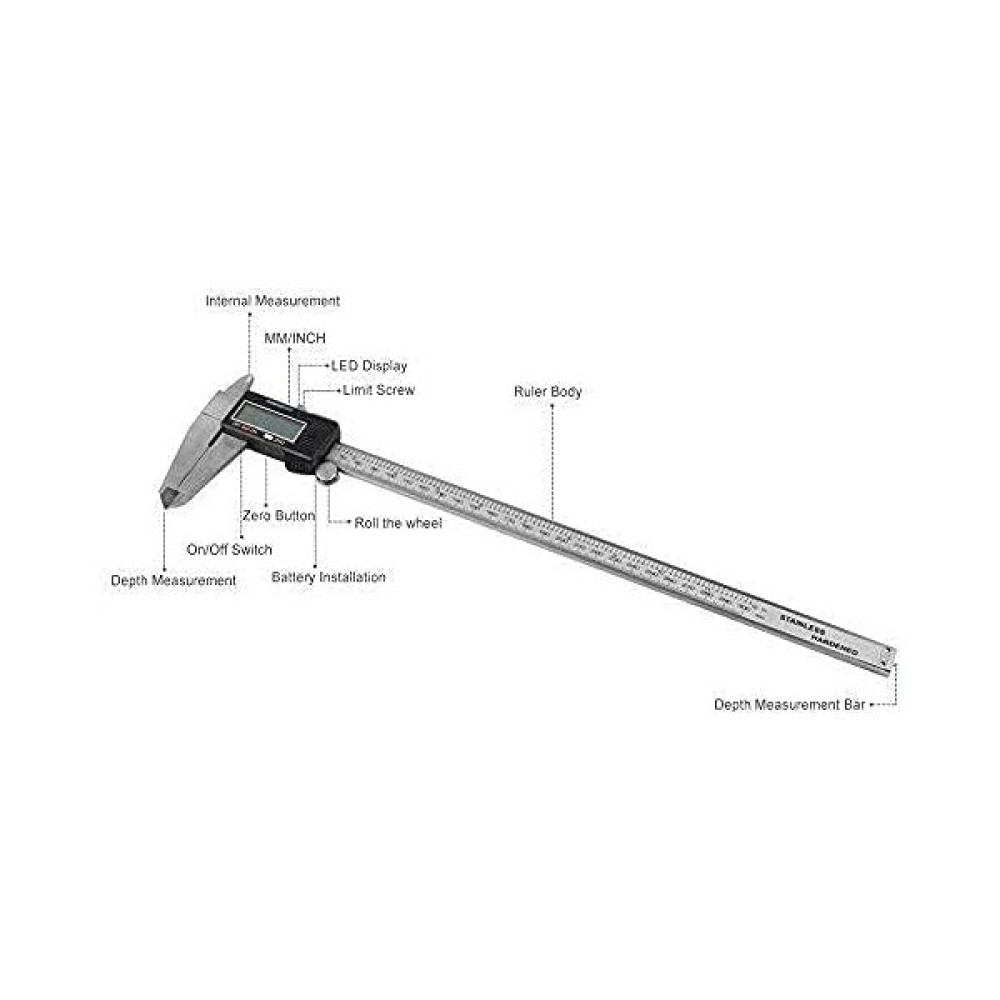Staınless Hardened 01*300MM IP67 Dijital Kumpas Oto Boyaları Fiyatı