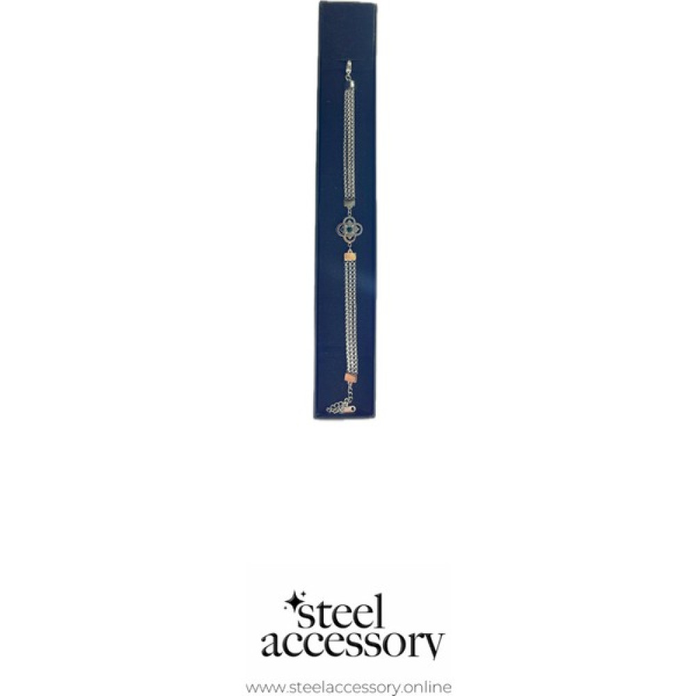 Stainless Steel Çelik Bileklik - Silver - 18 - 19 Altın, Takı & Aksesuar Fiyatı