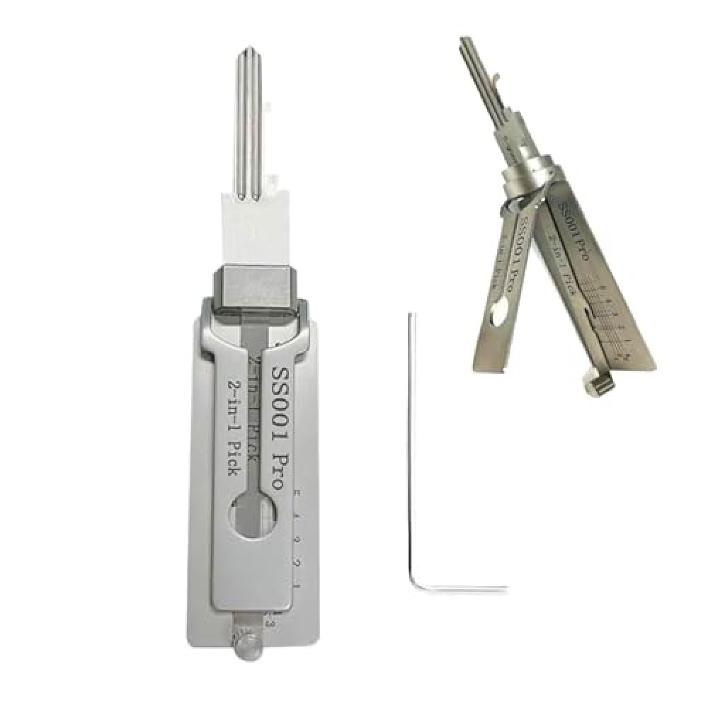 Stainless Steel Master Key Decoder Lock Pick SS001 Pro,Stainless Steel Master Key Decoder,Antique Jewelry Making Charms Decorative Key Craft Keys Jewelry Charm for Necklace.