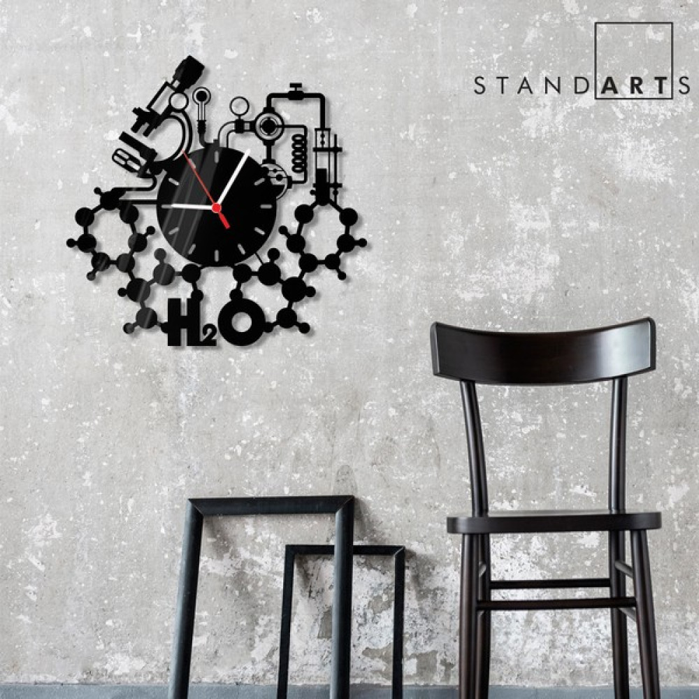 Standarts W'clock Dekoratif Duvar Saati - Kimya Dekoratif Saat Fiyatı