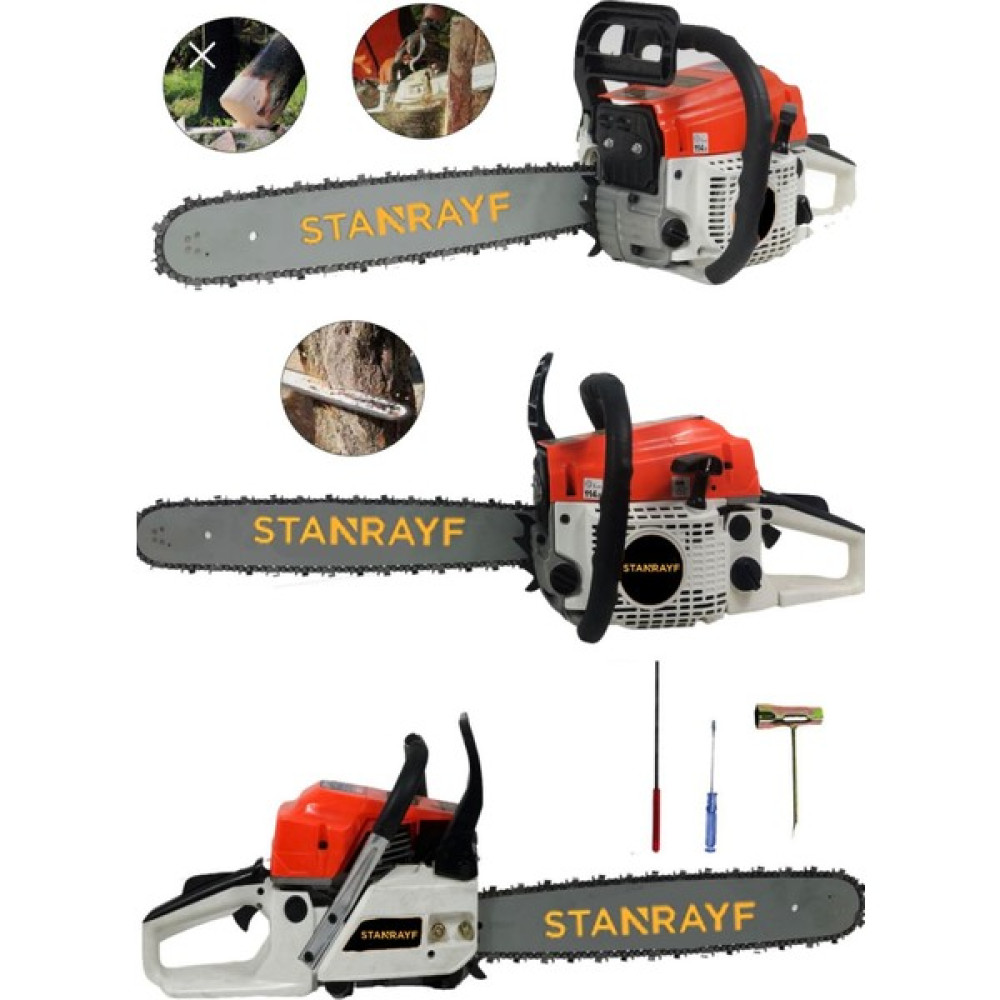 Stanrayf Alman Strong 12 Hp Çelik Şanzıman Benzinli Ağaç Odun Dal Motorlu Hızar Bıçkı Testeresi Orman Motoru Bakır Bahçe Makinesi Fiyatı