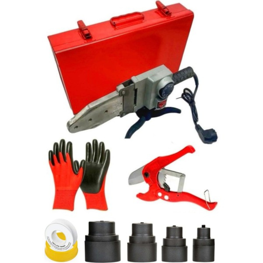 Stanvolt Çift Residanslı Isı Ayarlı Pprc Plastik Boru Kaynak Makinesi Çantalı Eldiven Makaslı Set Kaynak Makineleri Fiyatı
