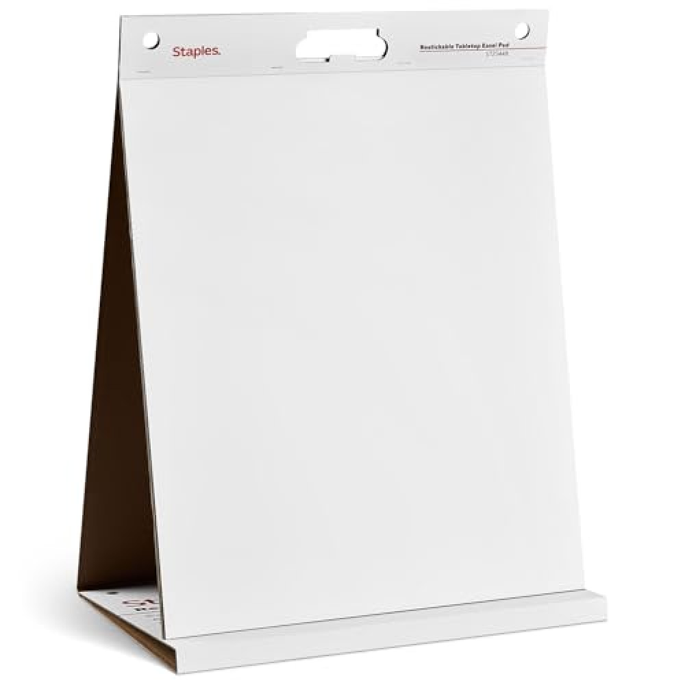 Staples 958102 Stickies Tabletop Easel Pad 20-Inch X 23-Inch White 20 Sheets/Pad (23448) Easel Fiyatı