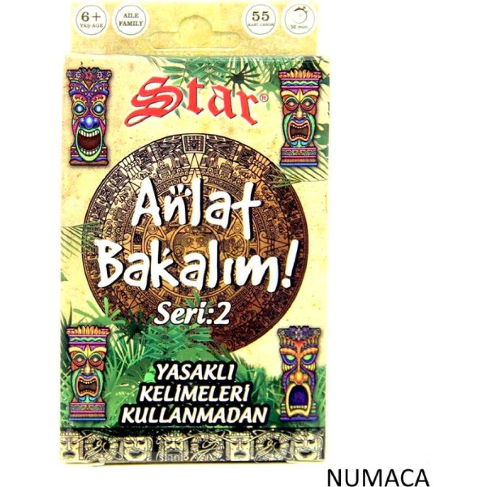 Star Anlat Bakalım Kartları Kelime Oyunu - Yasaklı Kelimeler Kutu Oyunu Seri: 2 (1 Adet) Oyun Takımları Fiyatı