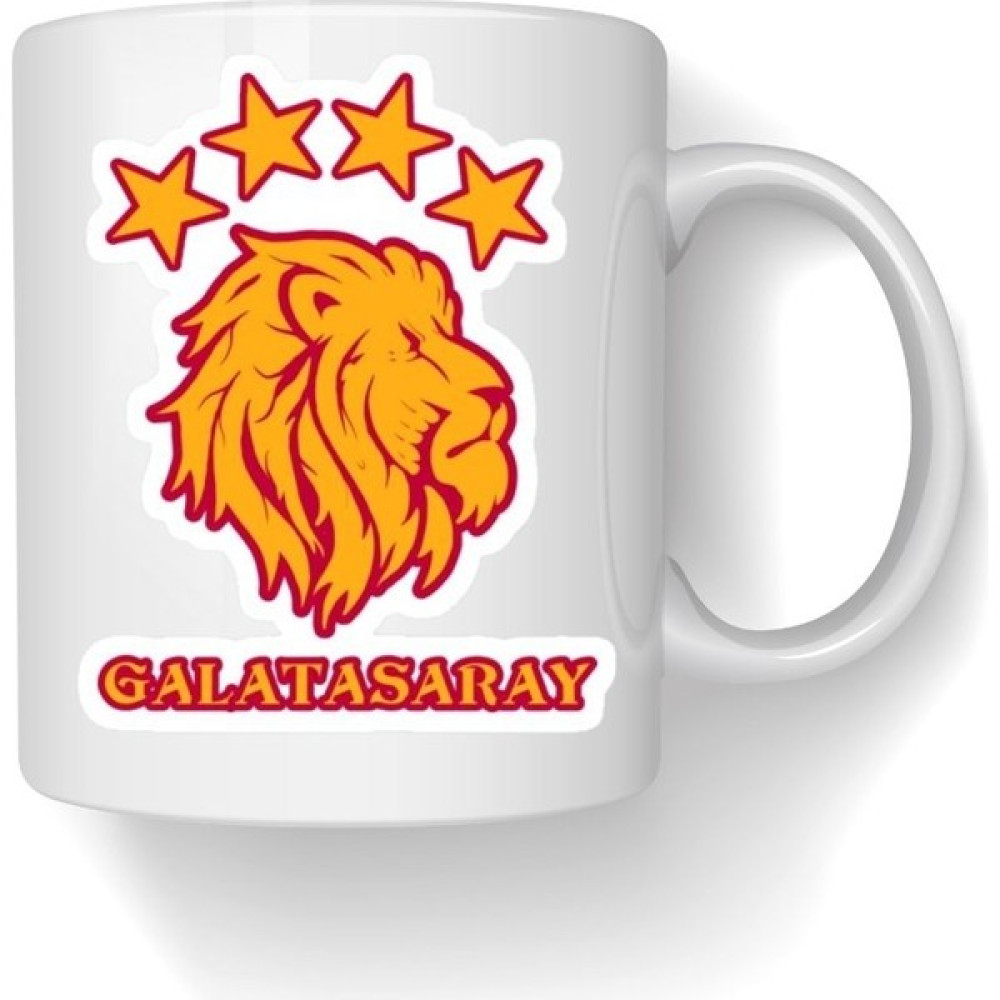 Star baski galatasaray kupa bardak - Beyaz Fincan / Bardak / Kahve Takımı Fiyatı