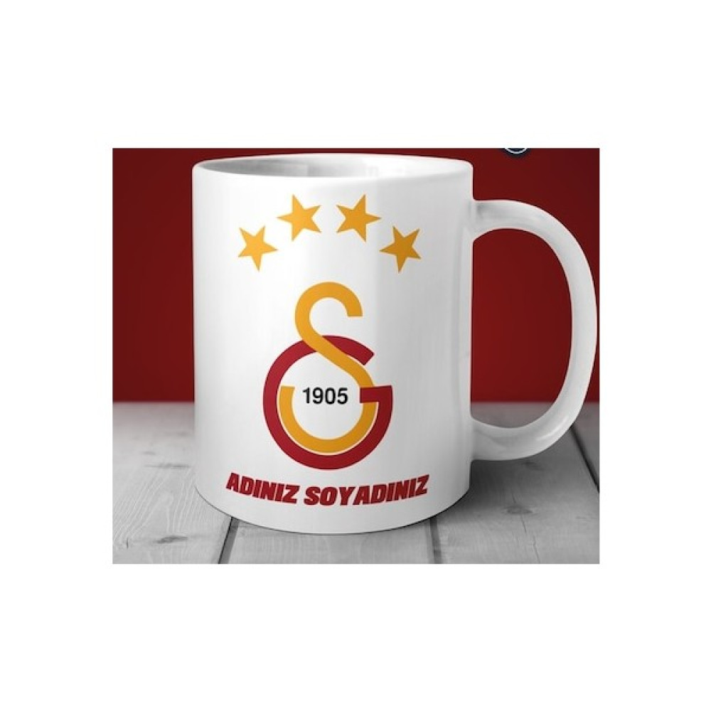 Star Baskı Kişiye Özel Galatasaray Kupa Bardak Fincan / Bardak / Kahve Takımı Fiyatı