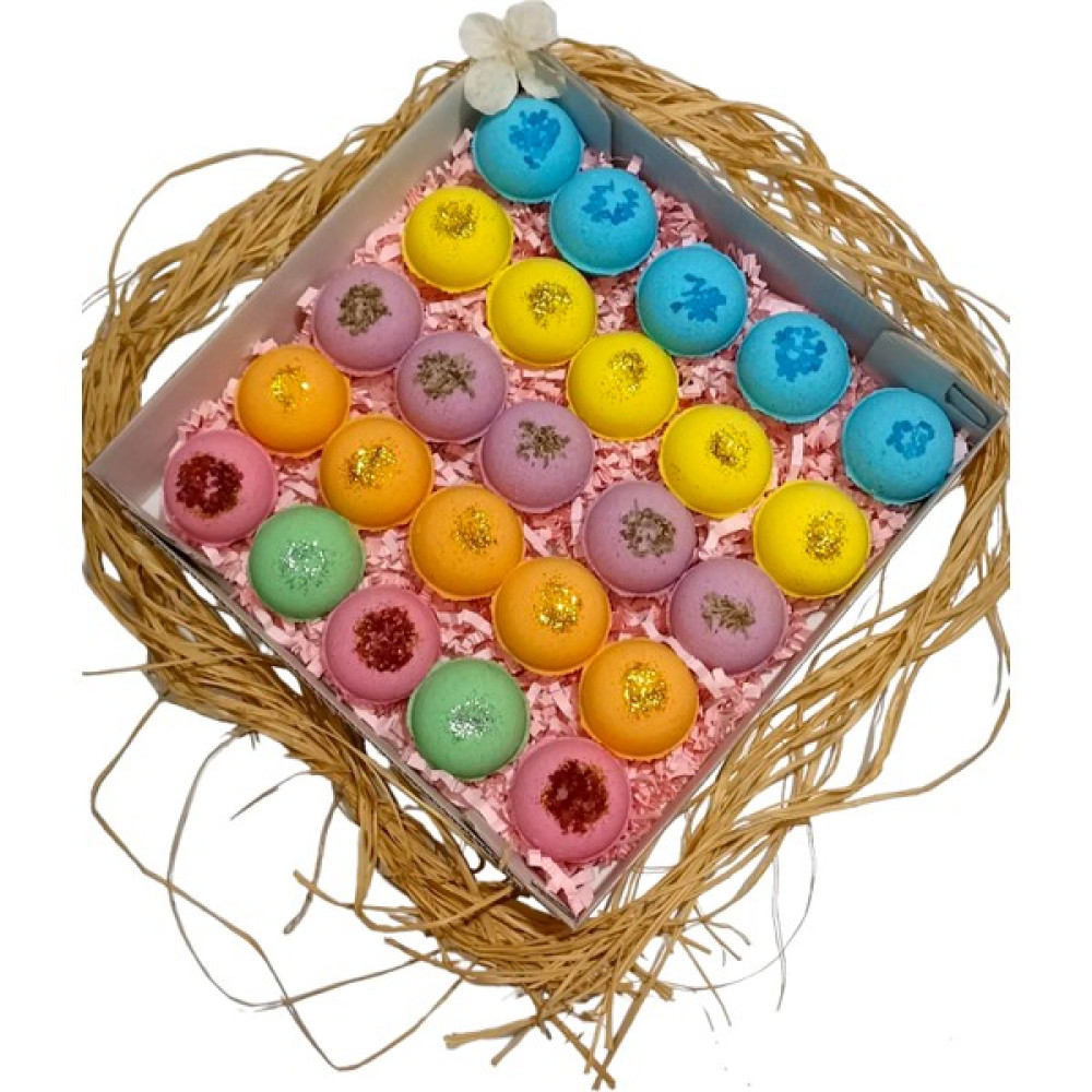 Star Bomb Doğal Banyo Topu Nem Bombası Manikür Pedikür Topu Karışık 25 Adet 45 gr Duş Jelleri ve Banyo Köpükleri Fiyatı