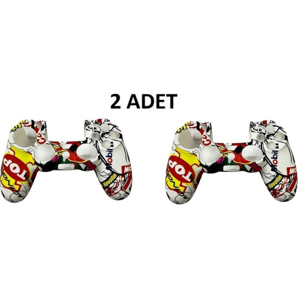 Star Game 2 Adet Ps4 Dualshock 4 Silikon Kılıf ( Beyaz Sarı ) PlayStation 4 PS4 Oyunları Fiyatı