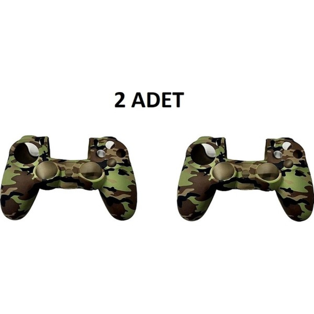 Star Game 2 Adet Ps4 Dualshock 4 Silikon Kılıf ( Yeşil Kamuflaj ) PlayStation 4 PS4 Oyunları Fiyatı