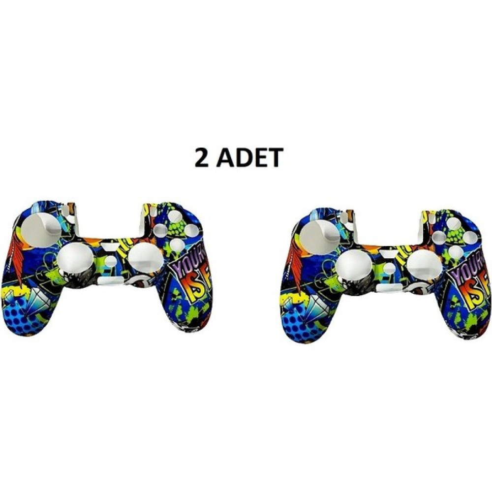 Star Game 2 Adet Ps4 Dualshock 4 Silikon Kılıf ( Yeşil Mavi Sarı ) PlayStation 4 PS4 Oyunları Fiyatı