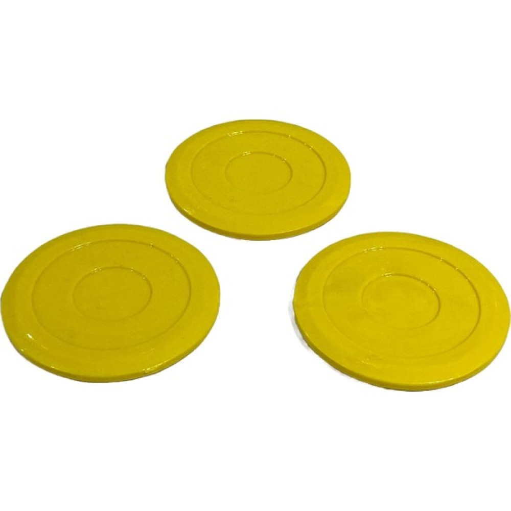 Star Game Air Hockey Diski Sarı Renk - Havalı Buz Hockeyi Topu 3 Adet Diğer Spor Ürünleri Fiyatı