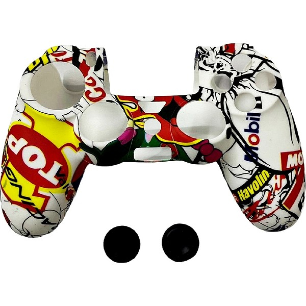 Star Game Ps4 Dualshock 4 Silikon Kılıf ( Beyaz Sarı ) + Analog Koruyucuları PlayStation 4 PS4 Oyunları Fiyatı