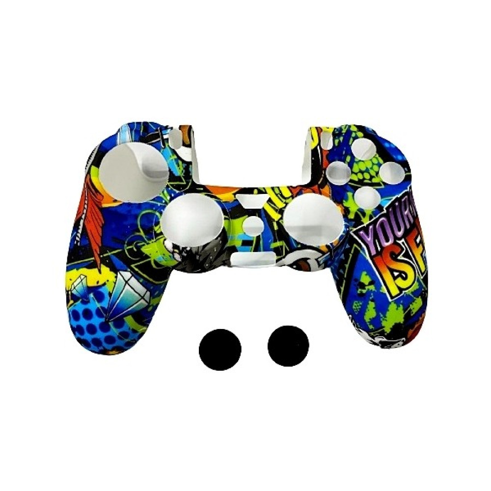 Star Game Ps4 Dualshock 4 Silikon Kılıf ( Yeşil Mavi Sarı ) + Analog Koruyucuları PlayStation 4 PS4 Oyunları Fiyatı