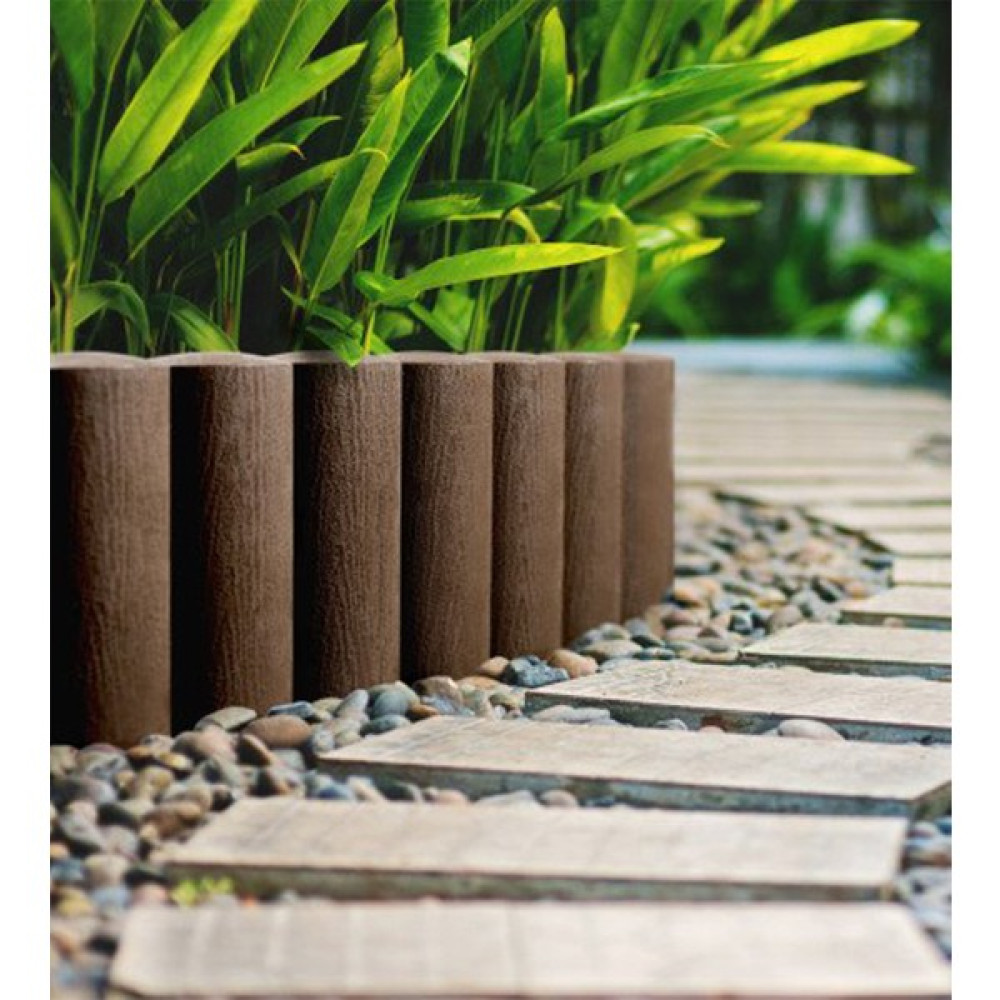 Star Garden Ahşap Görünümlü Çim Bordürü 2.3 Metre Çim Ayırıcı Bahçe Çiti Fiyatı
