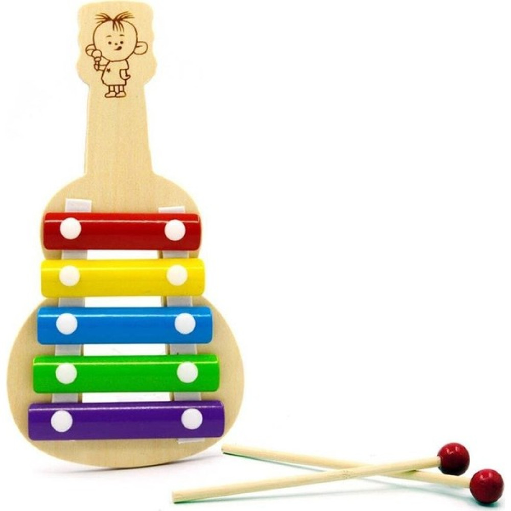 Star Global Ahşap Gitar Selefon Ksilifon Müzik Aleti Enstrüman Eğitici Oyuncak - Yeşil Bebek Oyuncakları Fiyatı