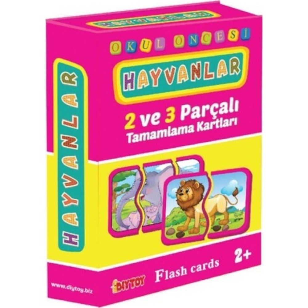Star Global Eğitici Öğretici 2 ve 3 Parçalı Puzzle Hayvanları Tamamlama ve Tanıma Kartları Eğitici Oyuncak Fiyatı