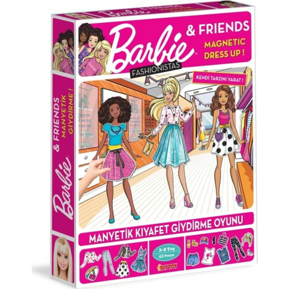 Star Global Eğitici Öğretici Barbie Arkadaşlar Friends Manyetik Kıyafet Giydirme Eğitici Oyuncak Fiyatı