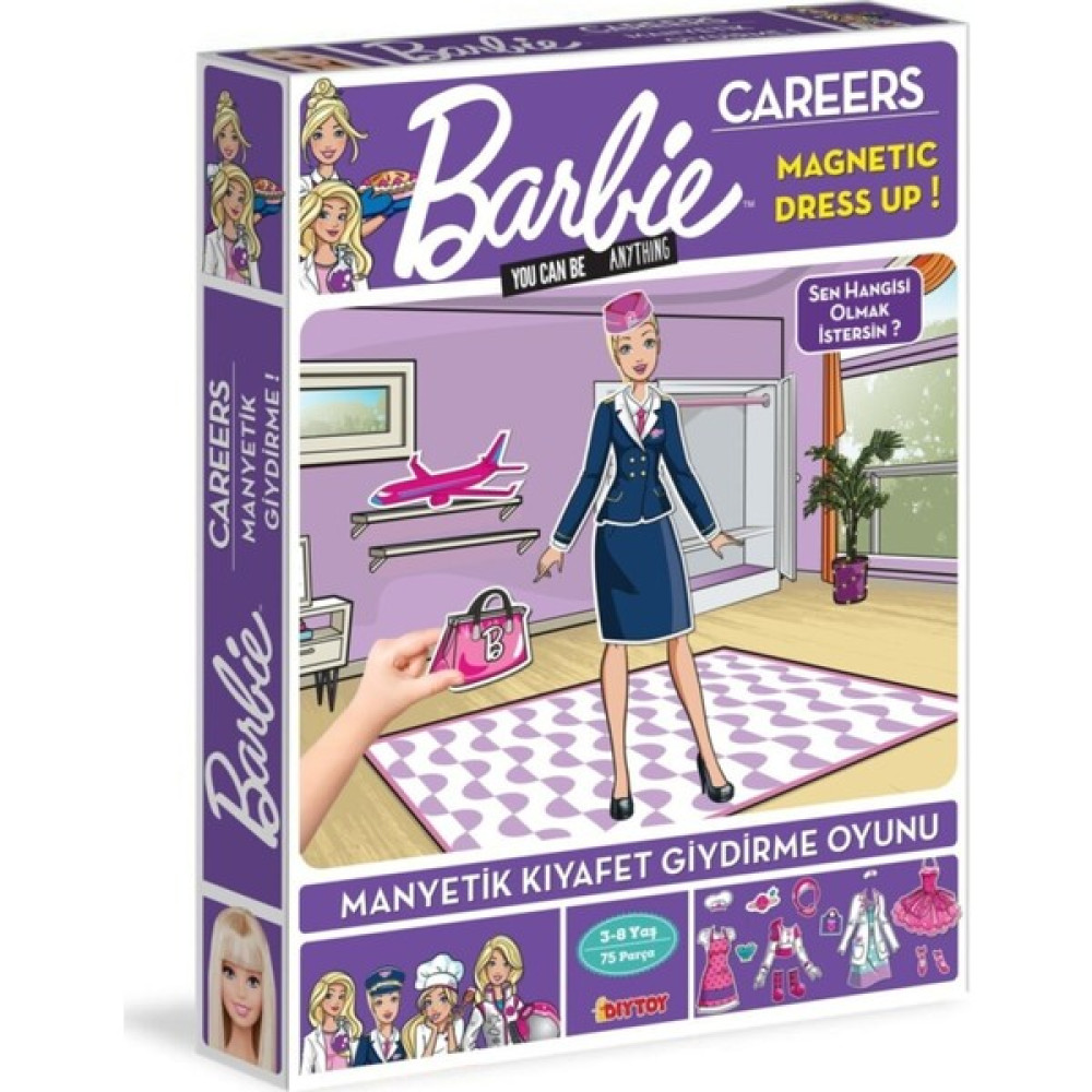 Star Global Eğitici Öğretici Barbie Kariyer ( Careers ) Manyetik Kıyafet Giydirme Oyunu Meslekler Eğitici Oyuncak Fiyatı