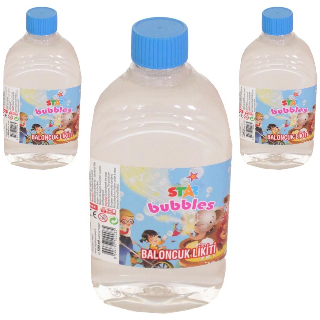 Star Köpük 3 Adet Baloncuk Likiti Yedek Baloncuk Solüsyon 500 ml Oyuncak Fiyatı