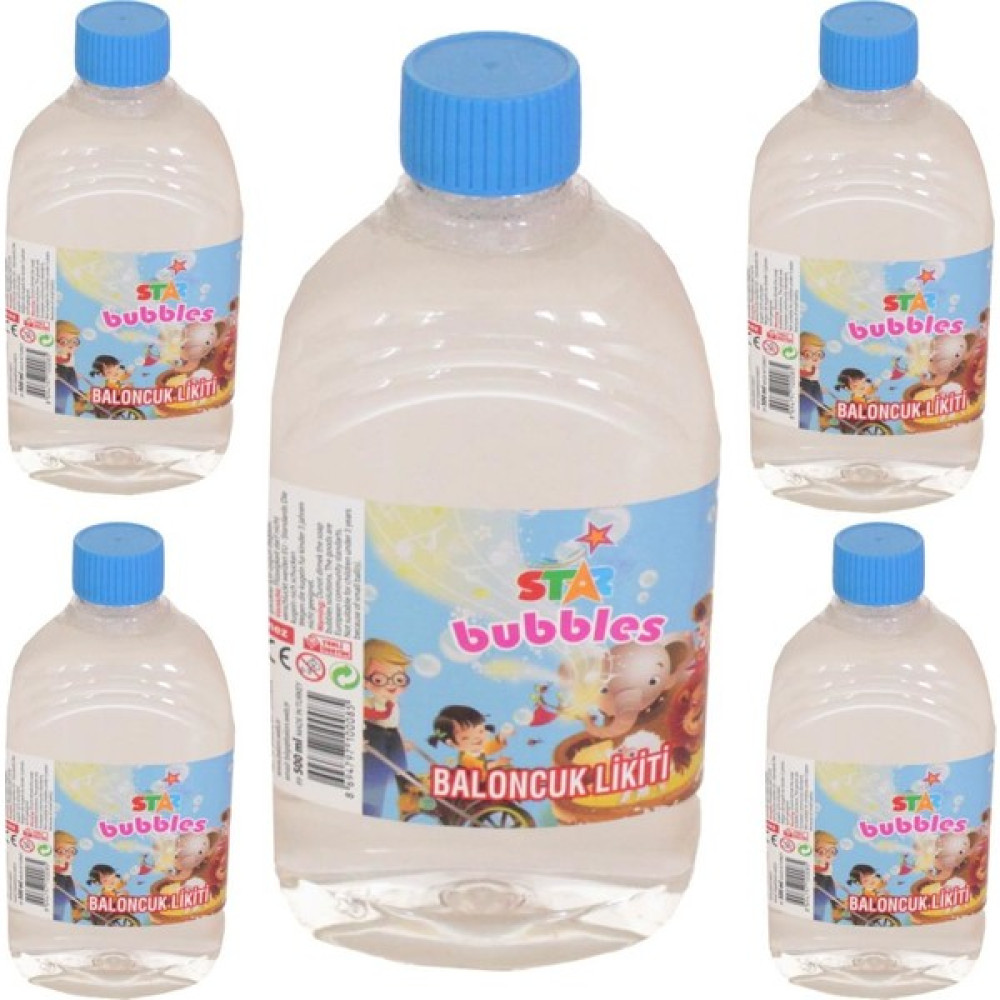 Star Köpük 5 Adet Baloncuk Likiti Yedek Baloncuk Solüsyon 500 ml Oyuncak Fiyatı