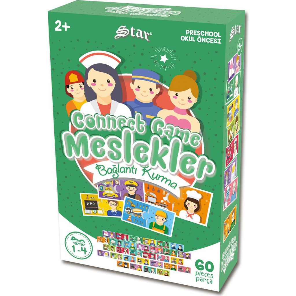 Star Meslekler Bağlantı Kurma Oyunu (Connect Game) Eğitici Oyuncak Fiyatı