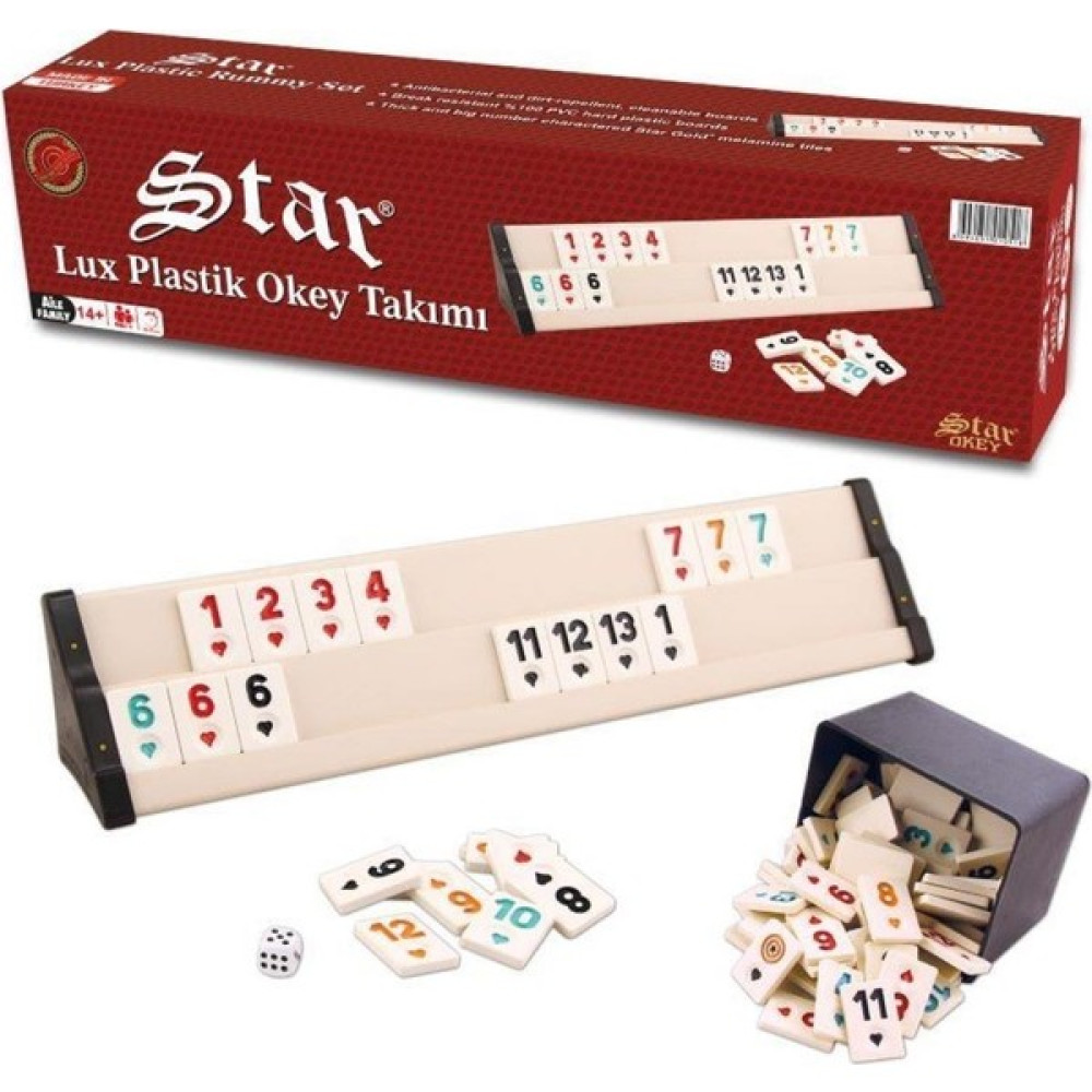 Star Okey Star Lüks Plastik Okey Takımı Okey Takımları Fiyatı