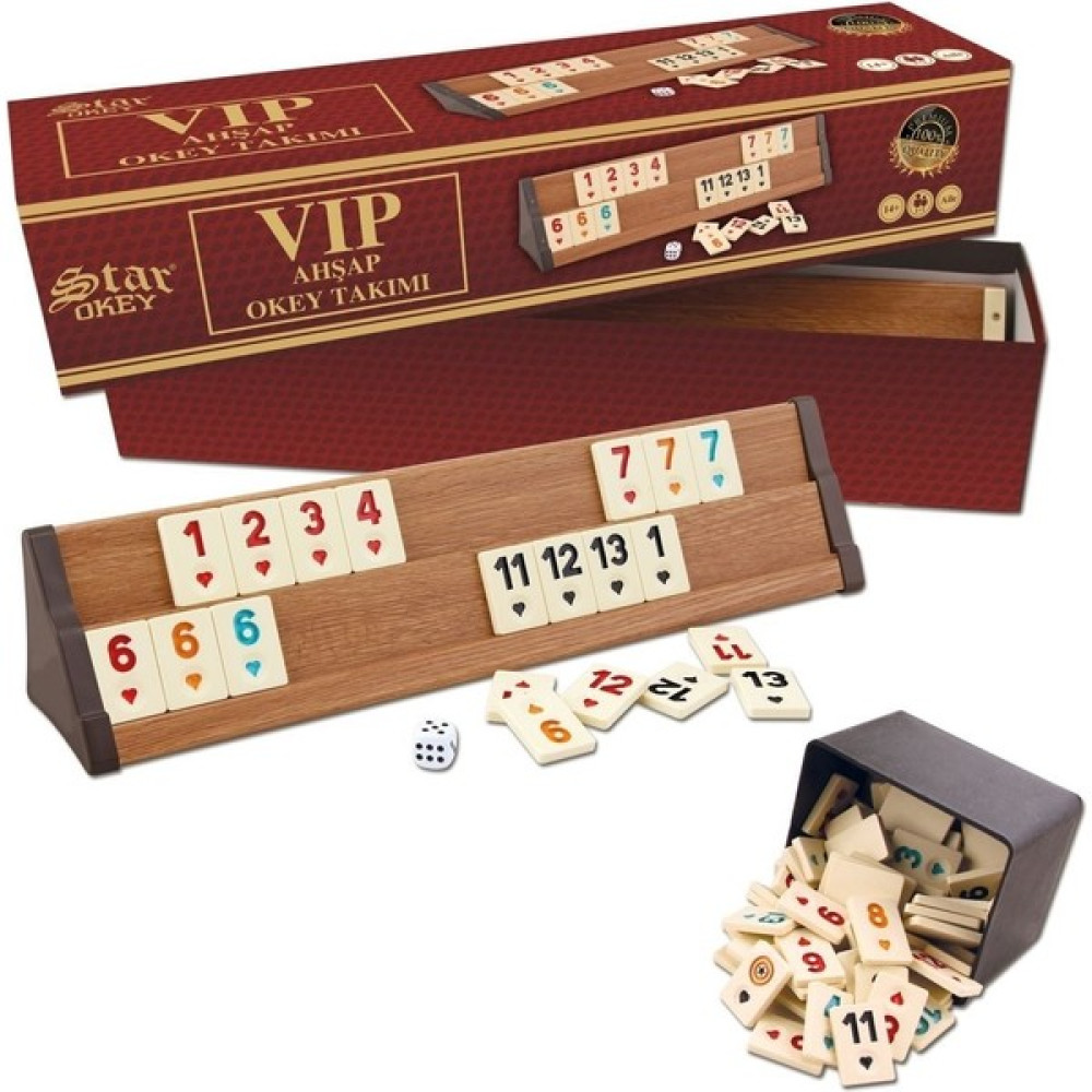 Star Okey Vip Ahşap Okey Takımı Okey Takımları Fiyatı