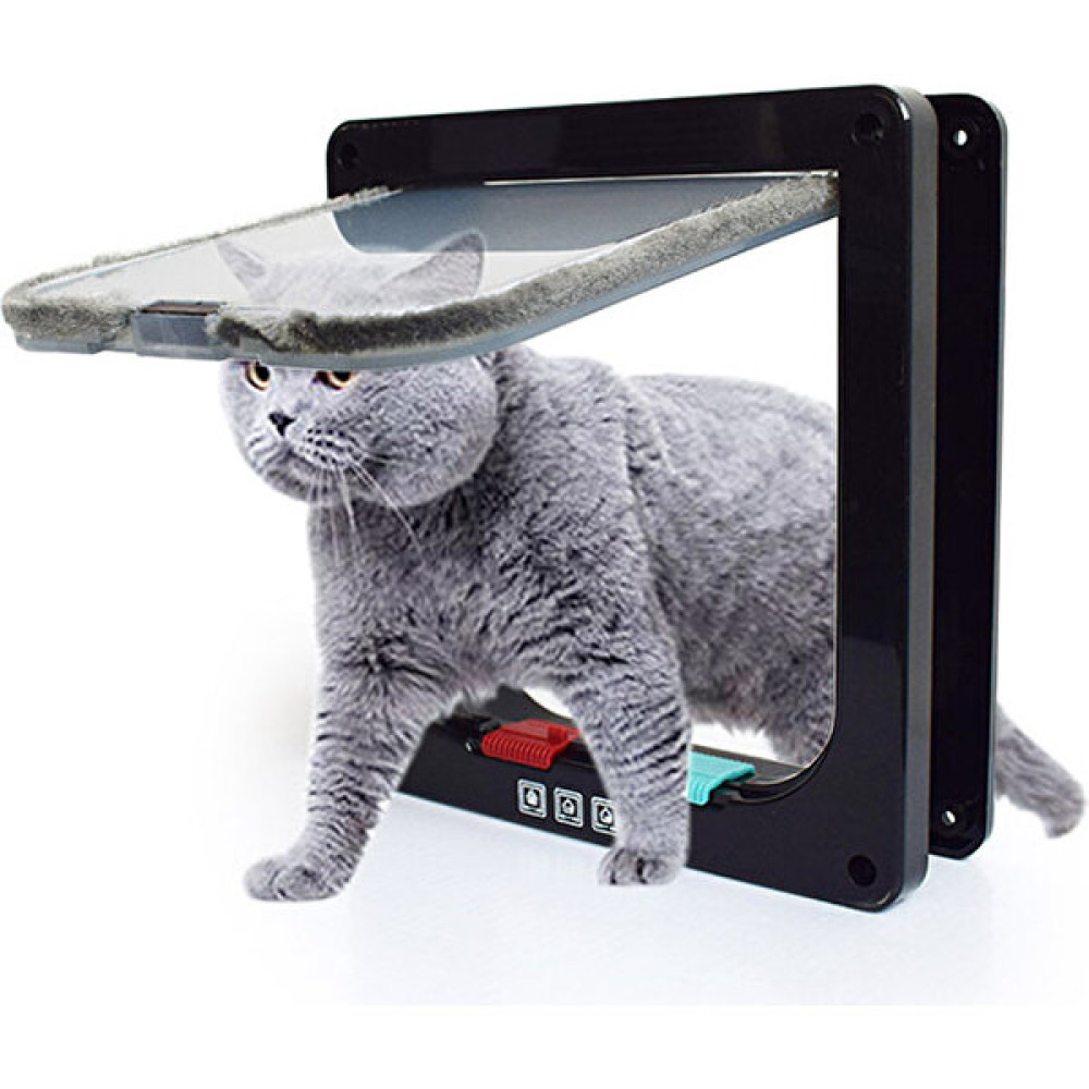 Star Shopp Büyük Evcil Hayvan Kapısı Kedi Kapısı 28×25×5.5cm (Yurt Dışından) - Siyah Evcil Hayvan Ürünleri Fiyatı