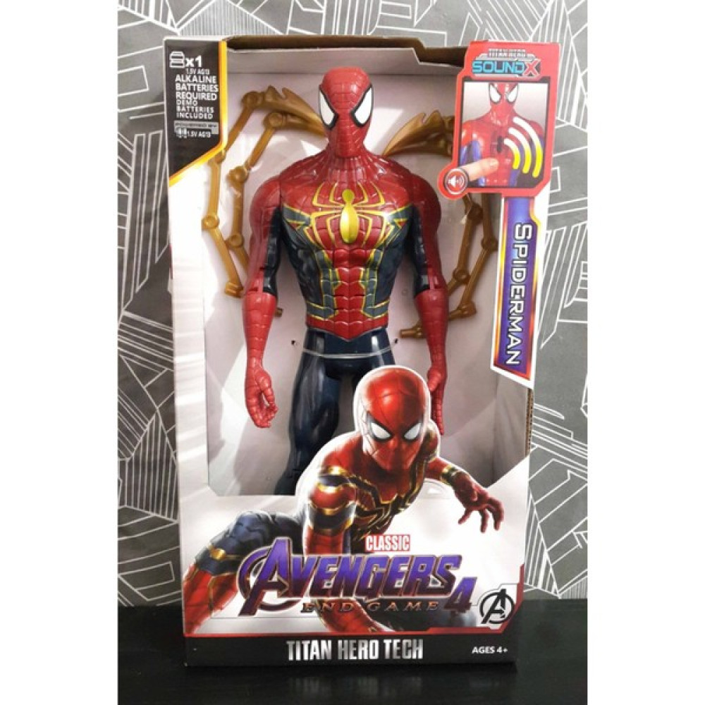Star Toys Oyuncak Sesli Spiderman Örümcek Adam Figür Karakter 30 cm - Renkli Oyuncak Fiyatı