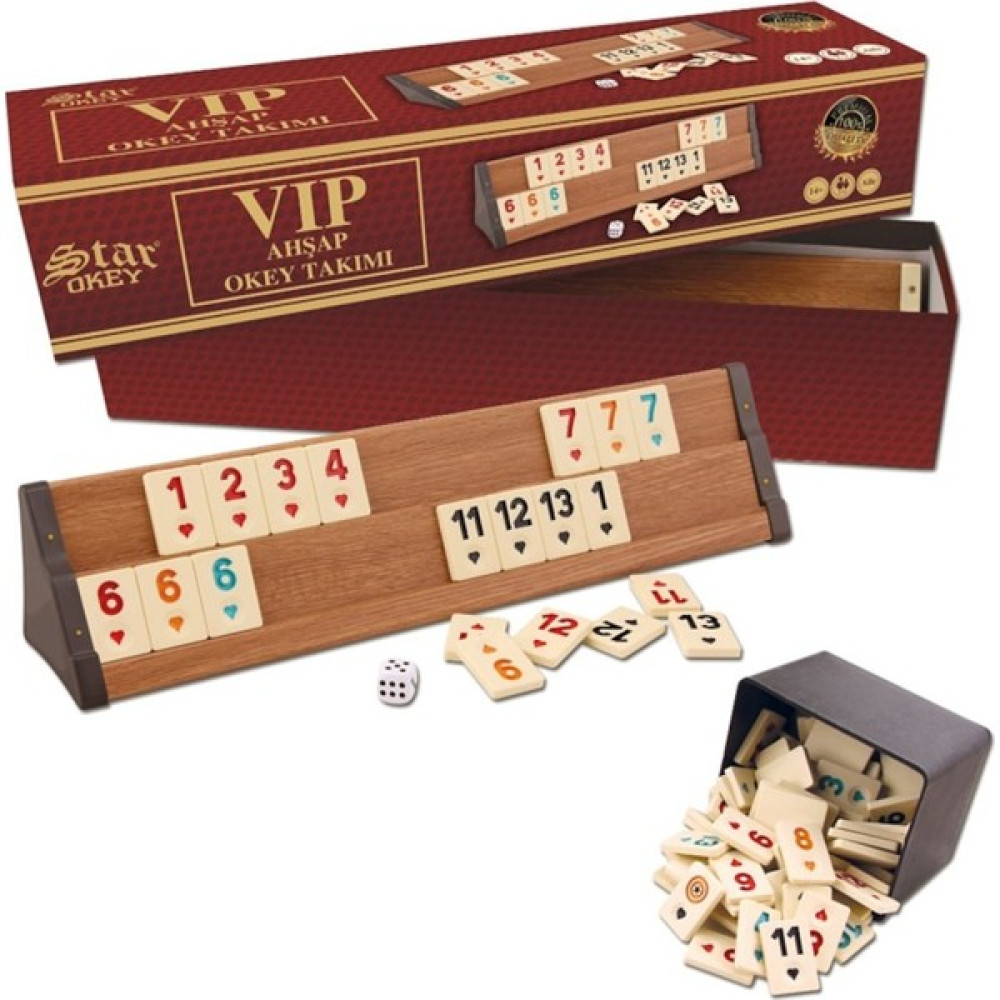 Star Vip Ahşap Okey Takımı Okey Takımları Fiyatı