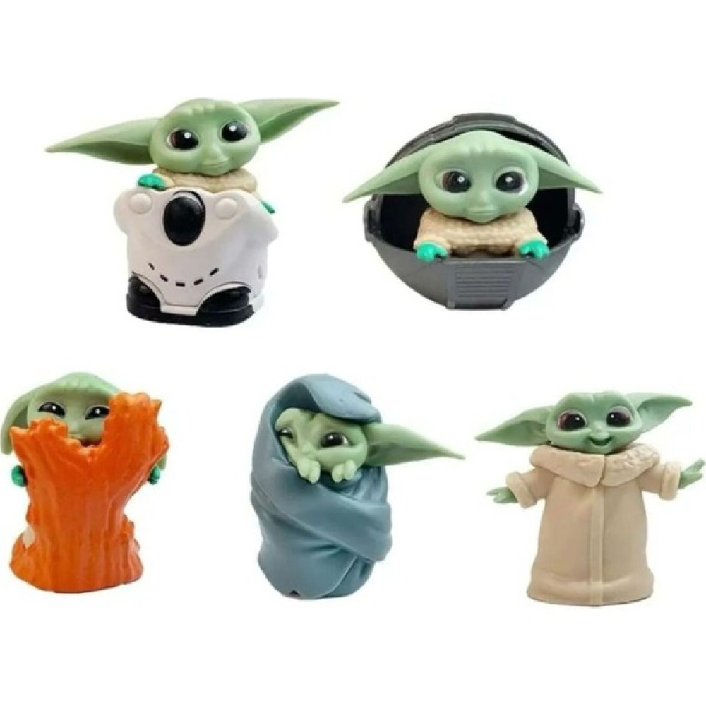 Star Wars Baby Yoda Mini Figür 5 'li Hobi,hediyelik Oyuncak Fiyatı