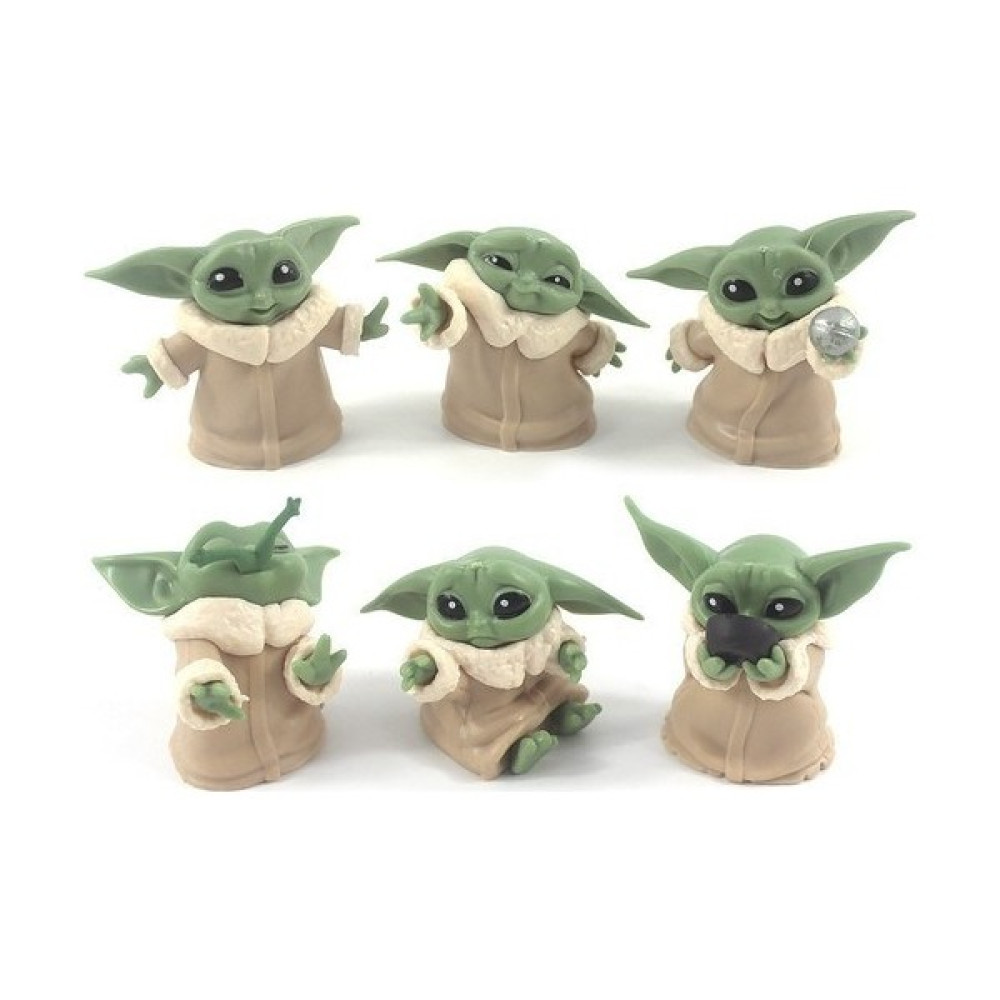 Star Wars Oyuncak Baby Yoda Karakter Figür Seti 6'lı Baby Yoda Oyuncak Fiyatı