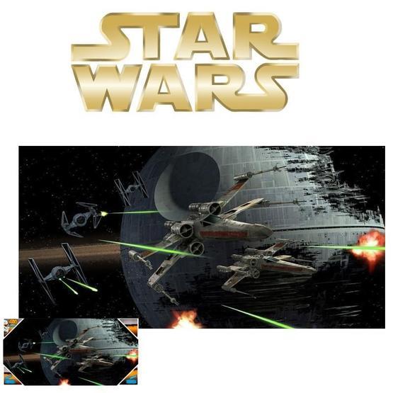 Star Wars Tie Fighter vs X-Wing Glass Poster