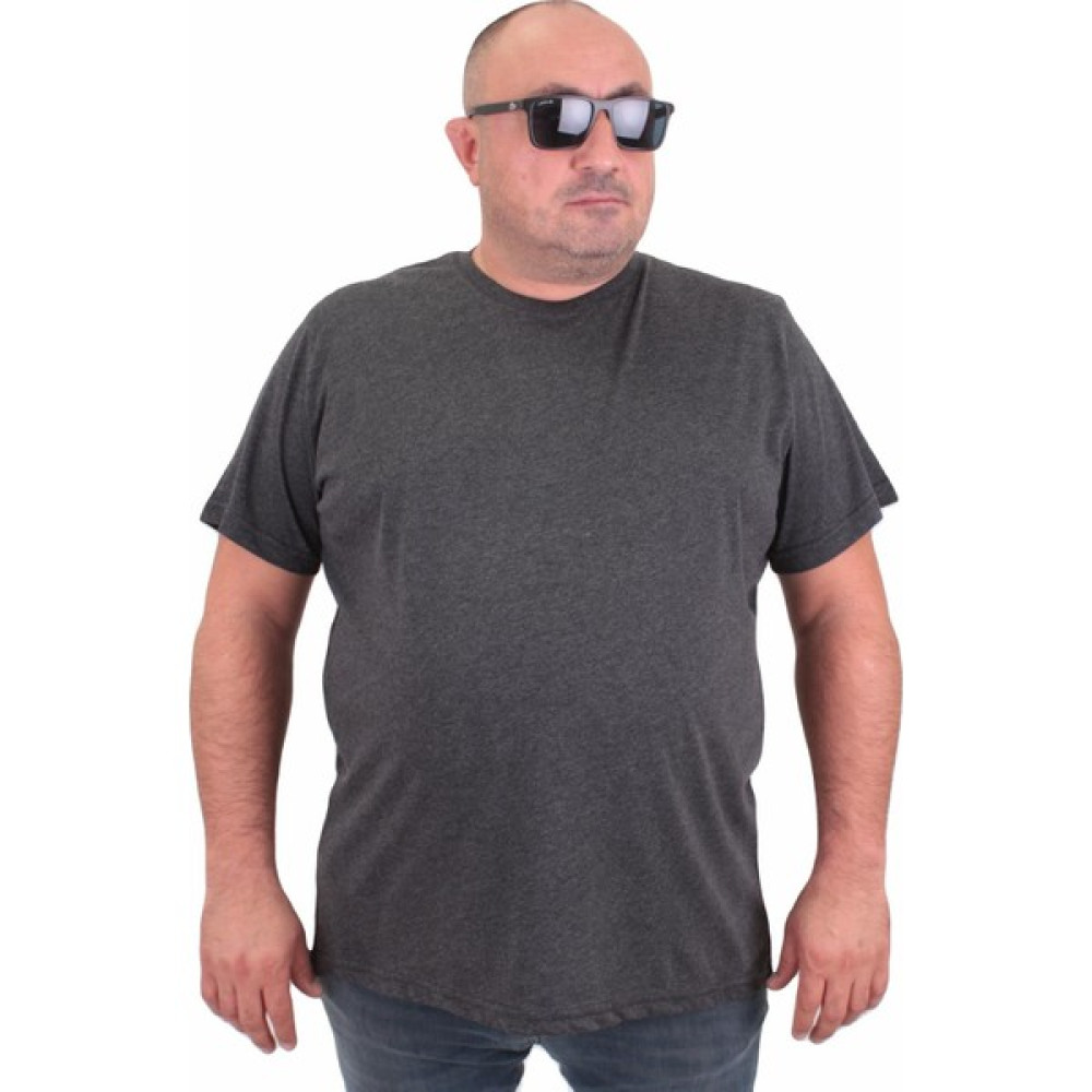 Starbattal Büyük Beden Basic Tişört 11100 Antrasit Melanj Erkek T-shirt Fiyatı